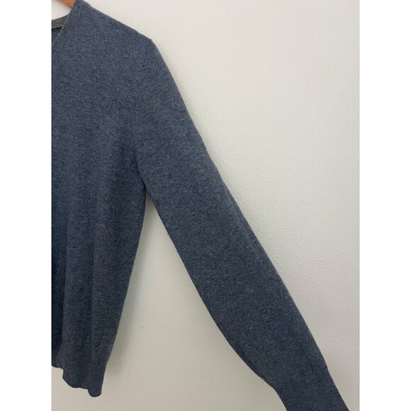 Brunello Cucinelli Men's Blue Cashmere Sweater V-Neck Size Small - Picture 4 of 8
